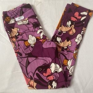 Lularoe Disney leggings goofy OS
